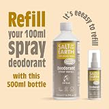 Salt Of The Earth Amber & Sandalwood Natural Deodorant Spray Refill 500ml view 6