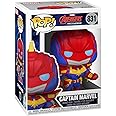 Funko POP Marvel: Marvel Mech - Captain Marvel Vinyl Bobblehead, Multicolor, One Size