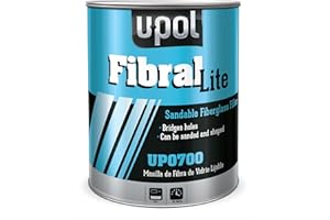 U-Pol Products UPO700 Fibral Lite Sandable Fiberglass Filler - 3 Liter