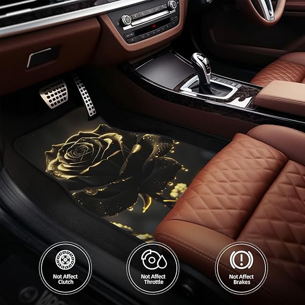 CAR FLOOR MATS NON-SLIP AUTOMOTIVE FLOOR MATS ALL-WEATHER FRONT REAR CAR FLOOR FOOT MAT SETS OF 4 PIECES FOOT MATS RUGS CARPET FOR CAR TRUCKS SUV SEDANS 《ANCESTRAL SPIRIT TOTEM》