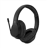 Belkin SoundForm Adapt Wireless Over-Ear Headset, Headphones for Work, Play, Gaming, & Travel w/Built-in Boom Microphone, 45H Battery Life - Compatible with iPhone, iPad, Galaxy, and More - Black