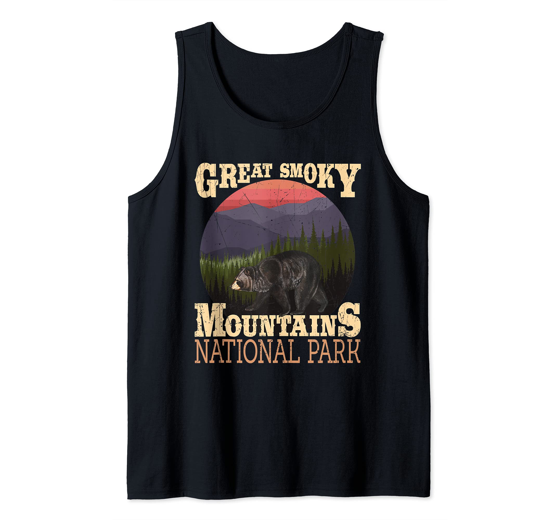 Great Smoky Mountains National Park - Hiking & Camping Tank Top