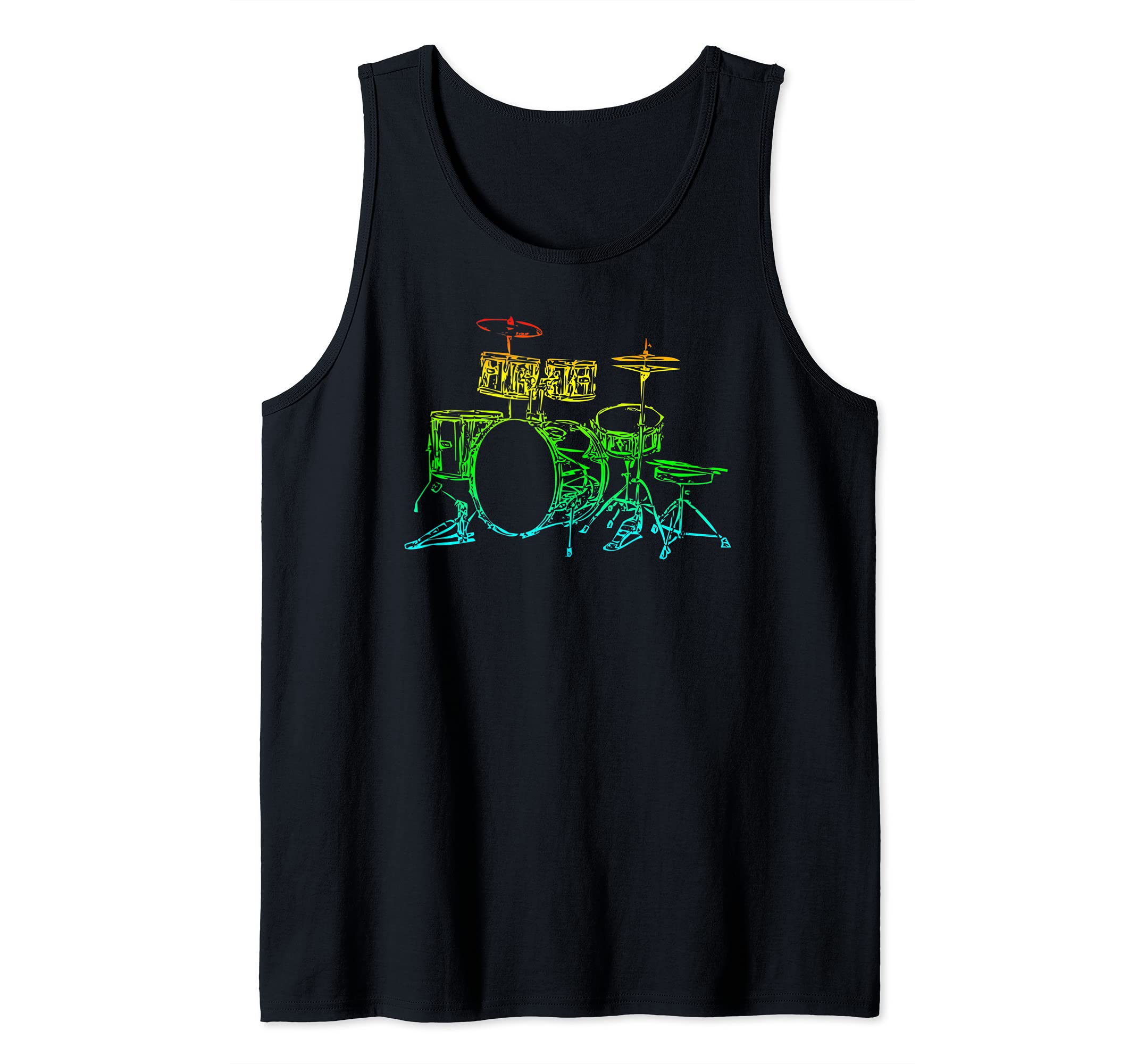 Drum Drummer Music Musical Instrument Musician Percussion Tank Top