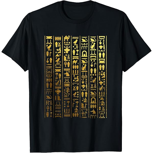 Amazon.com: Egyptian Hieroglyphics Ancient Egypt Shirt T-Shirt