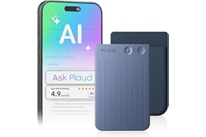 Plaud Note AI Voice Recorder, AI Note Taking Device, Transcribe & Summarize, Support 112 Languages, 64GB Navy Blue Digital Audio Recorder for Lectures, Meetings, Calls, Dark Blue Case, Non-Pro Version