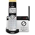 VTECH IS8121 Super Long Range up to 2300 Feet DECT 6.0 Bluetooth Expandable Cordless Phone for Home with Answering Machine, Call Blocking, Connect to Cell, Intercom and Expandable to 5 Handsets