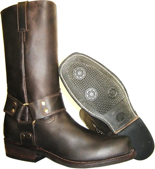 Biker Boots Modell 1210 Von Tonymora Mit Gummisohle Marron Eu43 Amazon De Schuhe Handtaschen