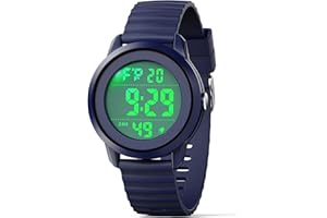CKV Kids Watch Digital for 10-18 Boys Girls, 30M Water Resistant 1.5'' Sports Wristwatch for Childrens with Backlight, Countd