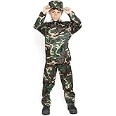Jason Party Army Costume for Kids Soldier Costume Military Costumes for Boys