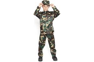 Jason Party Army Costume for Kids Soldier Costume Military Costumes for Boys