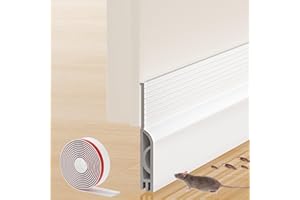 WEHUA Door Draft Stopper, 39 Inches Door Sweep for Bottom of Door, Premium Silicone Door Gap Filler Bottom, Weather Stripping Door Seal for Interior, Exterior Doors, Under Door Draft Blocker Noise