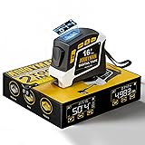 Alloyman 2-in-1 Digital Tape Measure, 16Ft