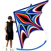 SGftre Delta Kite for Kids & Adults,Extremely Easy to Fly for Beginners,Kites for Beach Trip Park Family Outdoor Activities