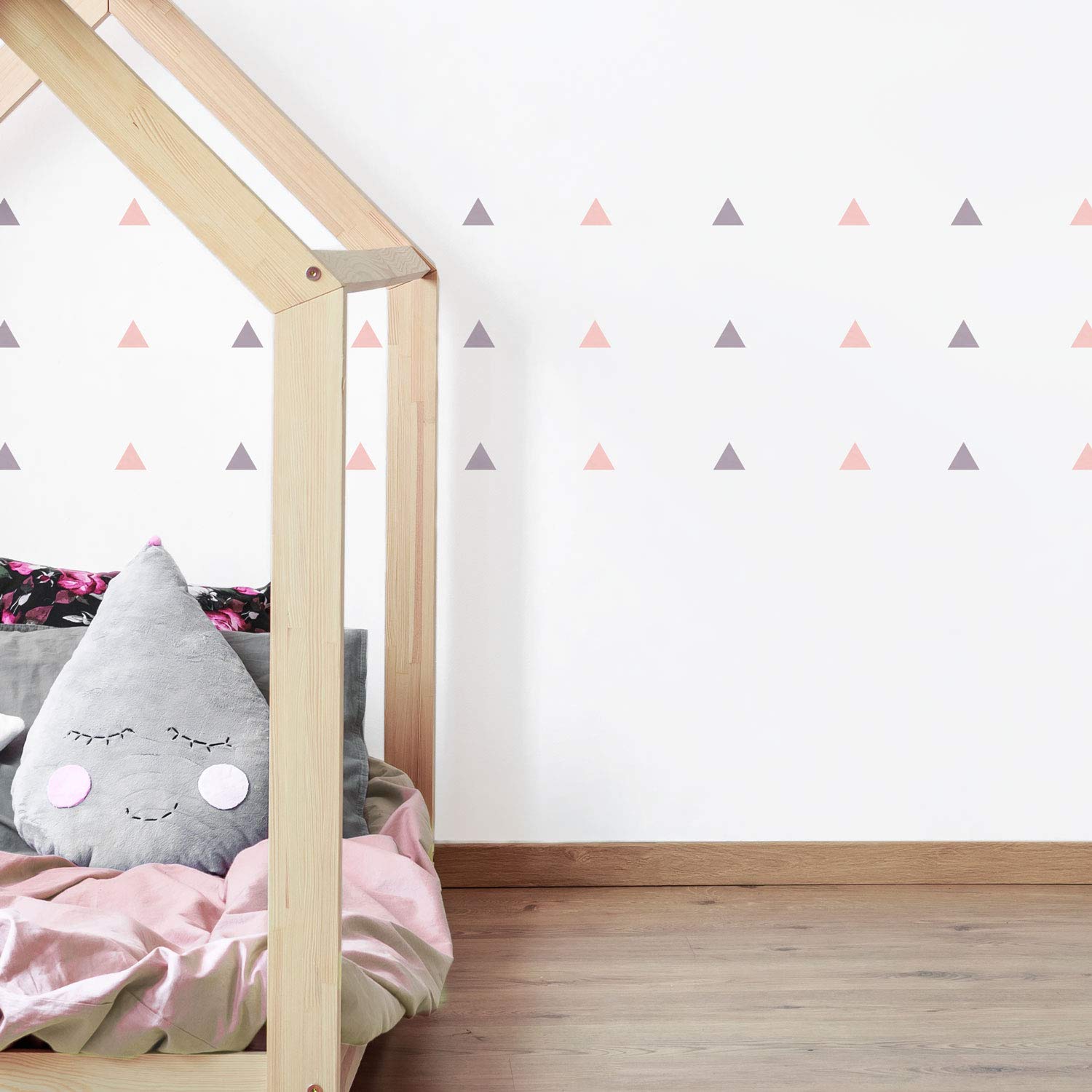 Triangle wall stickers | Lots of colours options available | Perfect for a baby's nursery or child's bedroom
