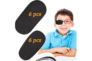 THSIREE 12PCS Eye Patches for Adults Kids, Medical Eye Patch for Glasses, Treat Lazy Eye Amblyopia Strabismus Patch, 2 Size