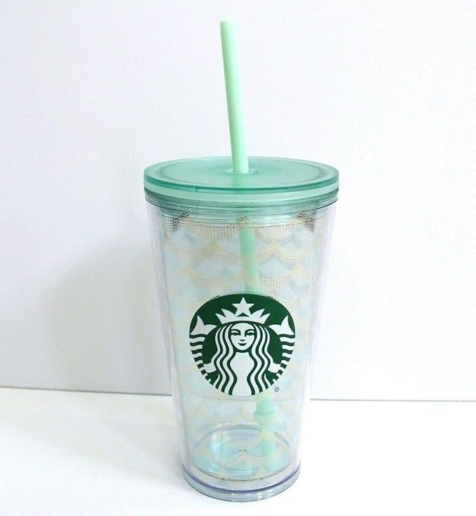teal starbucks cup