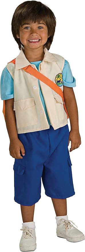 Amazon Com Rubies Go Diego Go Deluxe Child Costume Small Clothing