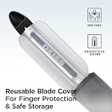 Deiss PRO Swivel Vegetable Peeler Stainless Steel Black Ergonomic Handle view 5