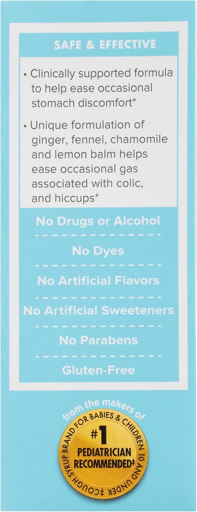 zarbee's gripe water ingredients