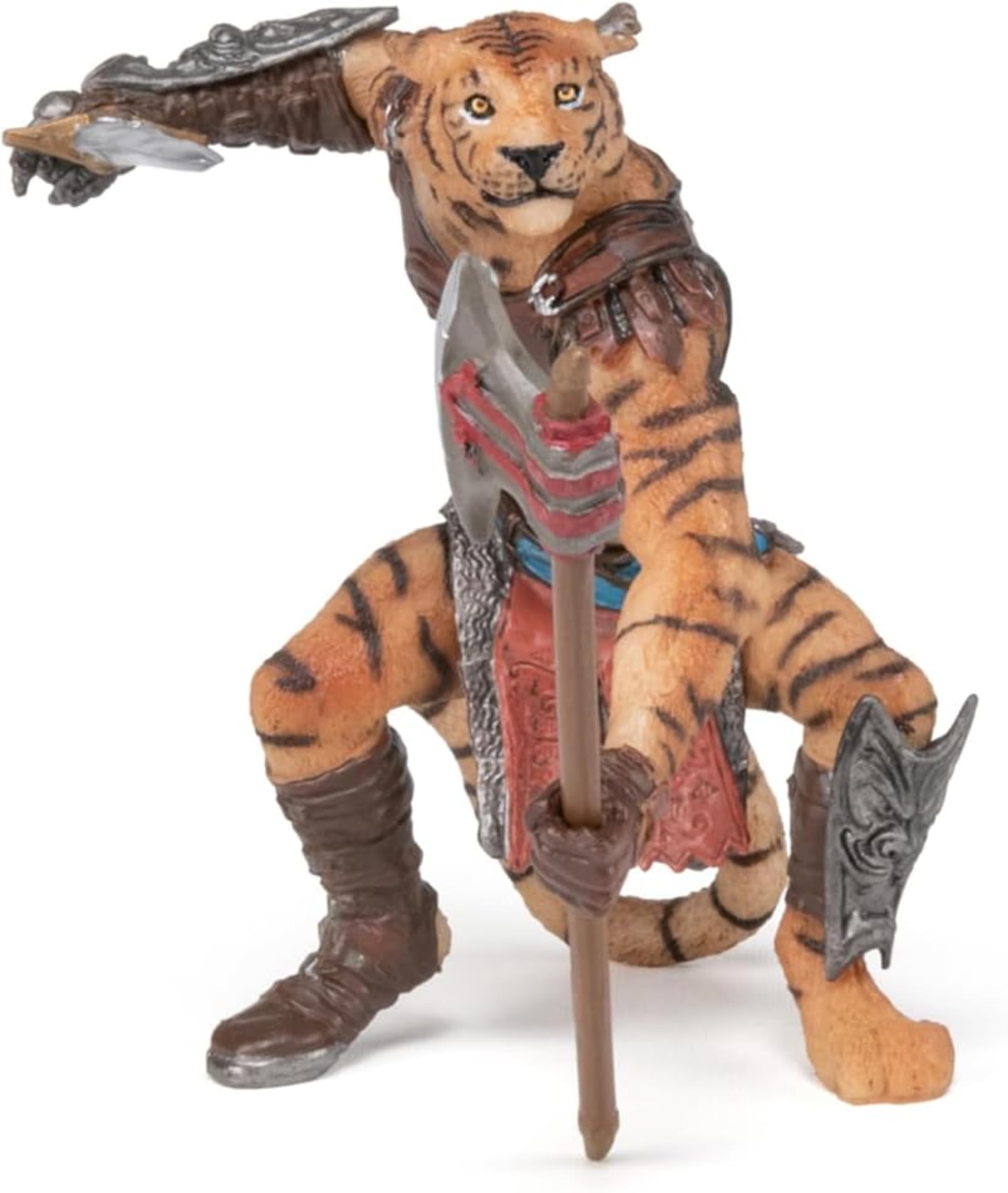 Papo - Multicolored Tiger Man Figure - Ages 3+ - Fantasy & Medieval Collection - Creative Play Hybrid Character - Gift Idea Toy for Girls and Boys