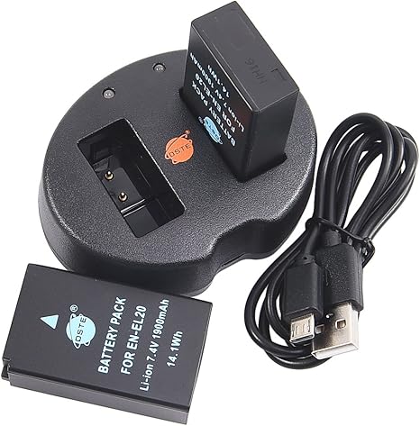 HAHNEL BATTERIE COMPATIBLE NIKON EN-EL20/20A