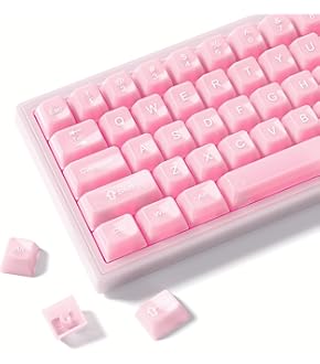 Womier Keycaps Keyboard for Long Nails, Clear Jelly Keycaps