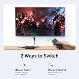 UGREEN 3-Input HDMI Switch 1 Output 4K 30Hz Remote Control 3x HDMI view 3