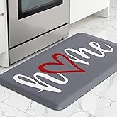 HappyTrends Kitchen Mat Cushioned Anti-Fatigue Rug Non-Slip Kitchen Rugs Stain Resistant Ergonomic Comfort Mat for Floor, Office, Sink, Laundry (17.3