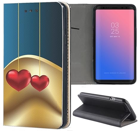 Samsung Galaxy S5 / S5 Neo Hülle Premium Smart Einseitig Flipcover Hülle Samsung S5 Neo Flip Case Handyhülle Samsung S5 Motiv