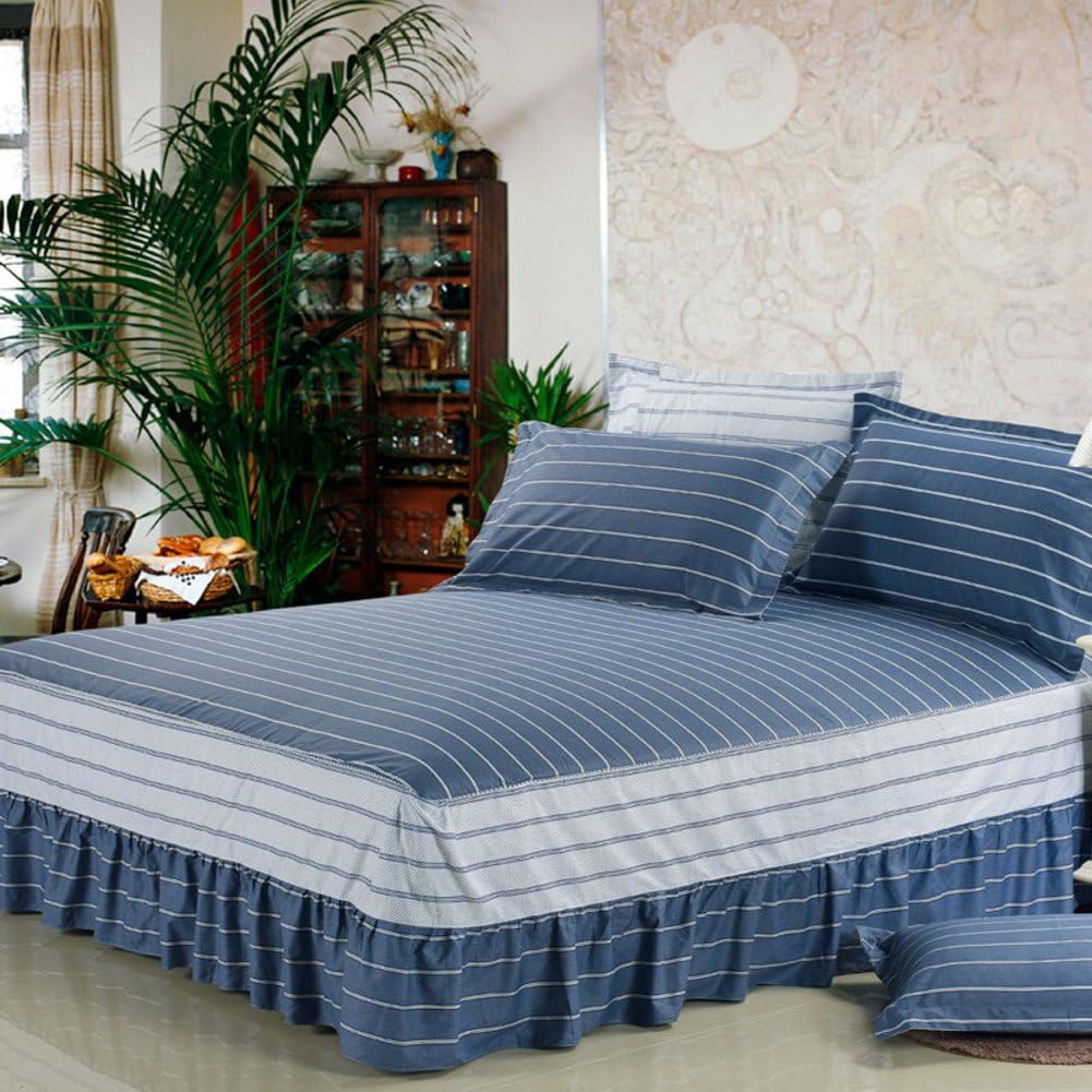 jhywawlb Bed skirt cotton bedspread single-T 150x200cm(59x79inch)