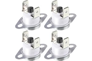Dreyoo 4 Piece 47-22861-01 Furnace Limit Switch L350 Replacement, Roll Out Limit Switch SRL350 350F, Compatible with Rheem Furnace Automobile Motor, Transformer, General Electrical Equipment Supplies
