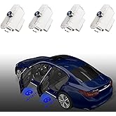 4PCS No Fade Car Door Light Logo Compatible for Infiniti, RCBDCYGJ Ultra-Bright Projector Lights for Partial QX50/56/60/70/80, Q50/60/70, G25/37, M25/35/37, FX37/50, EX25/35/37 (Blue)