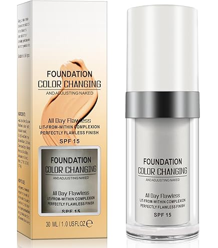 Amazon.com : Color Changing Foundation, 2Pcs Base Makeup