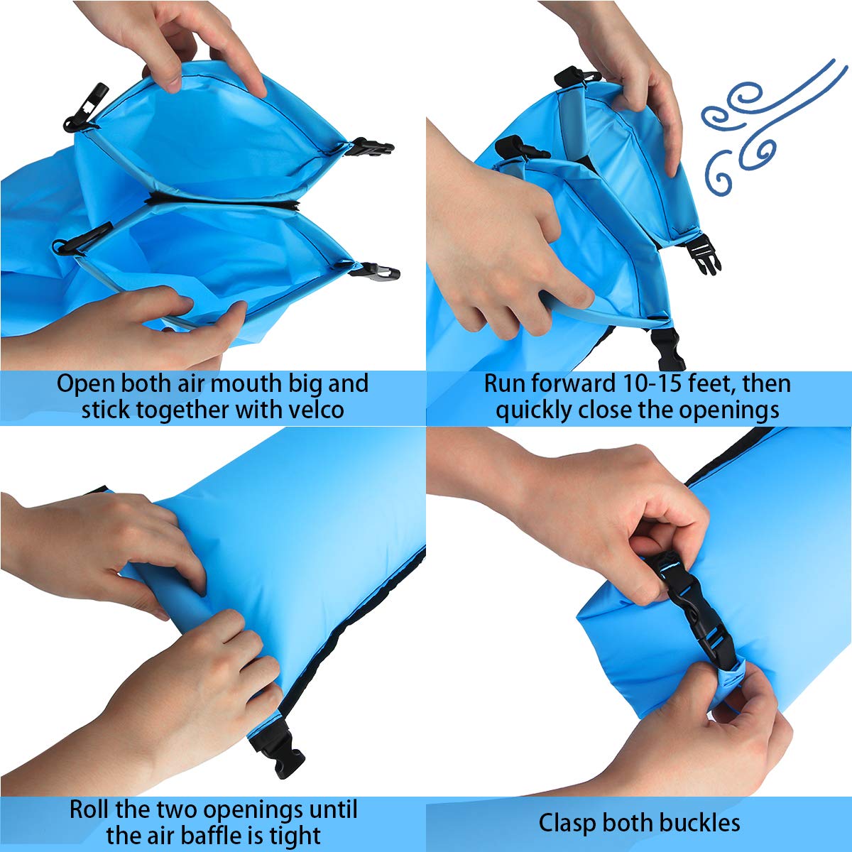 Dreampark Inflatable Water Hammock Pool Floats Portable Floating Lounger Chair for Adults & Kids, Summer Swimming Pool Beach Travel Accessories, 440lb Capacity Fast Inflated No Pump Needed