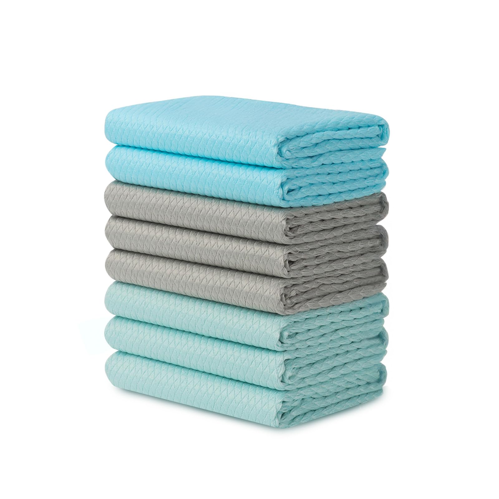 Photo 1 of JZDN Microfiber Glass Cleaning Cloth?Magic Cleaning Cloth,Lint Free Quickly Clean Window, Glasses, Windshields, Mirrors, and Stainless Steel,Miracle Polishing Towels Shiny Wipes,12 * 12inches (8PCS)