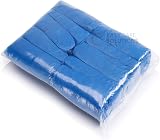 EASY CARE SOLUTIONS 100 Pcs Disposable Shoe Covers CPE 2.6g Blue Overshoes view 3