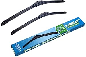 YJWKJZ 26"+16" Inch Wiper Blades Replacement for Toyota RAV4 2013-2022, Corolla 2009-2019, Hyundai Accent 2012-2022, Honda Accord 2018-2022 and Nissan Leaf 2011-2022 Windshield Wiper Blades (Set of 2)
