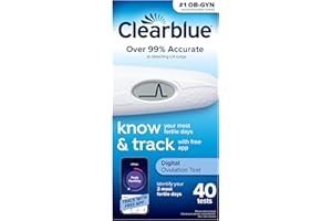 Clearblue Ovulation Test with Clear Digital Results, Over 99% Accurate at Detecting LH Surge, 40 Ct