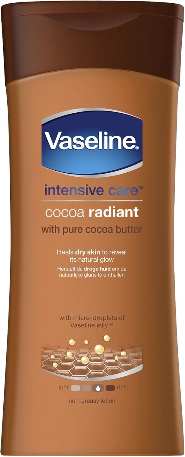 Vaseline Intensive Care Cocoa Lotion 400 ml - Pack of 6
