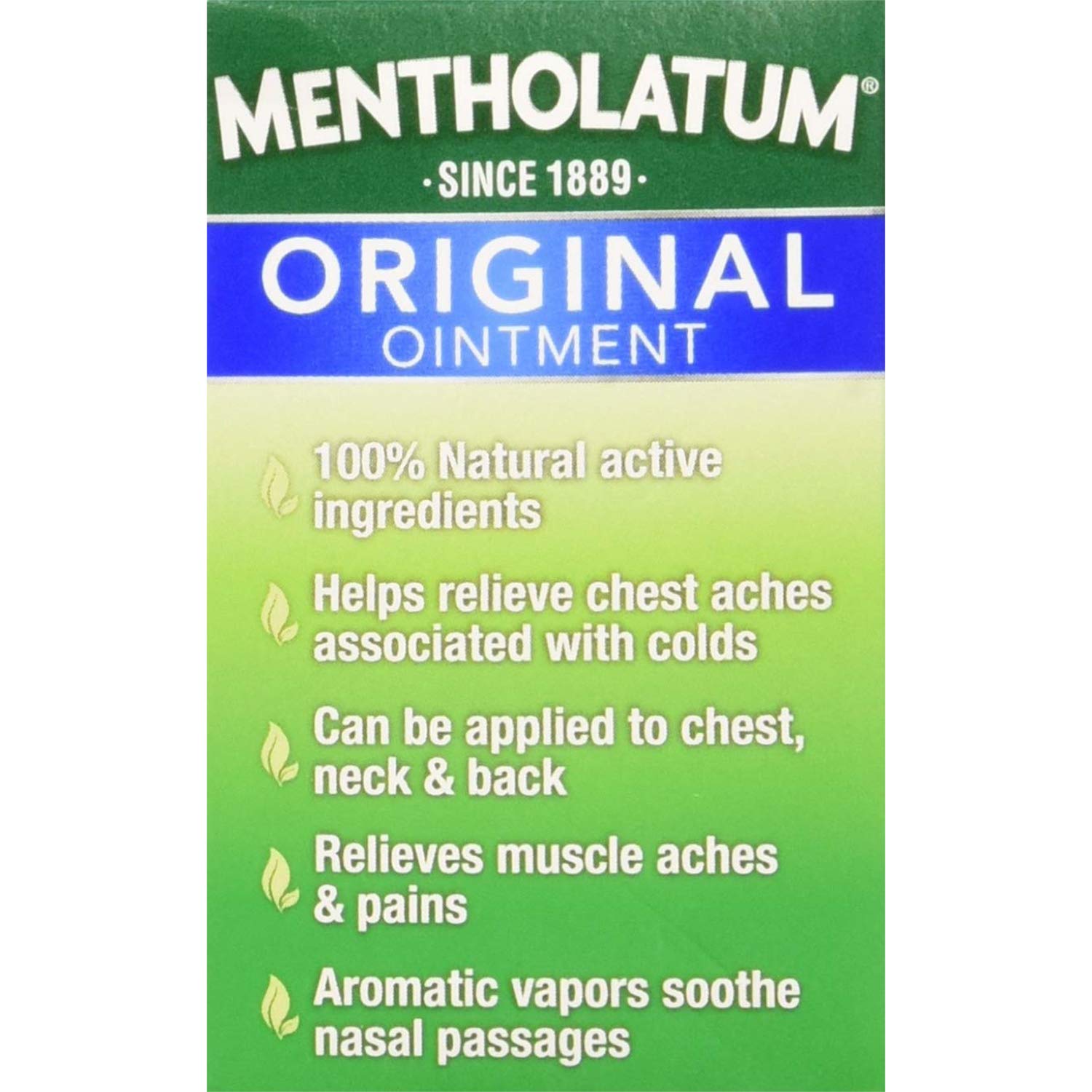 Mentholatum Original Ointment Soothing Relief, Aromatic Vapors - 1 oz (Pack of 4)