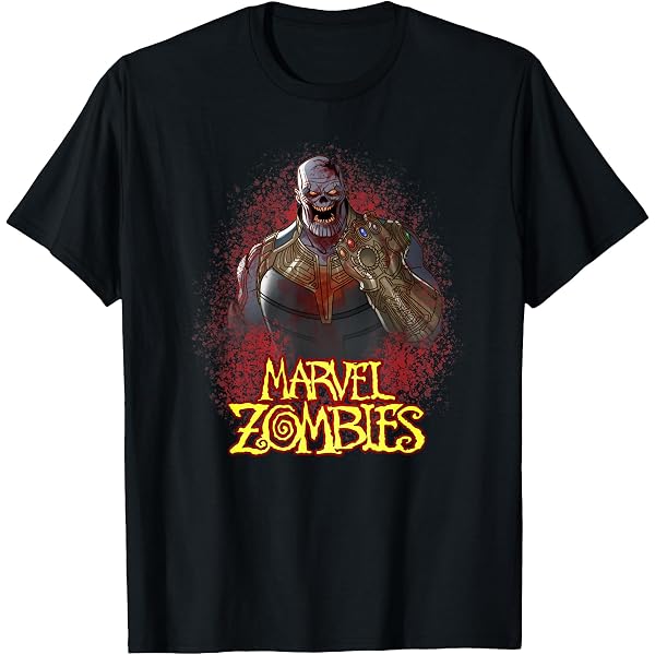 Amazon.com: Marvel Zombies Avengers Zombie Group Shot T-Shirt 