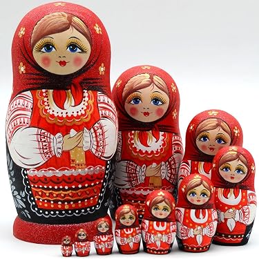 Matryoshka Pingüinos: Juego De 10 Muñecas Rusas De Madera Pintadas A Mano | Decoración Original Para Hogar Matryoshka Pingüinos: Juego De 10 Muñecas Rusas De Madera Pintadas A Mano | Decoración Original Para Hogar