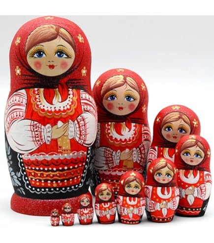 Amazon.com: YAKELUS Russian Nesting Dolls for Kids Matryoshka Doll