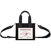 True Religion Tote Bag, Women's Mini Travel Shoulder Bag with Adjustable Strap