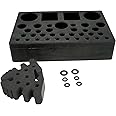 Aventik High Density Foam Fly Tying Vise Tool Holder Tool Caddy and Soft Foam Tool Caddy Tools Combo Pack Fly Tying Accessori
