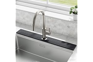 Oillase Faucet Mat for Kitchen Sink - Water Absorbing Stone Tray for Sink, Diatomite Fast-Drying Faucet Mat, Faucet Splash Gu