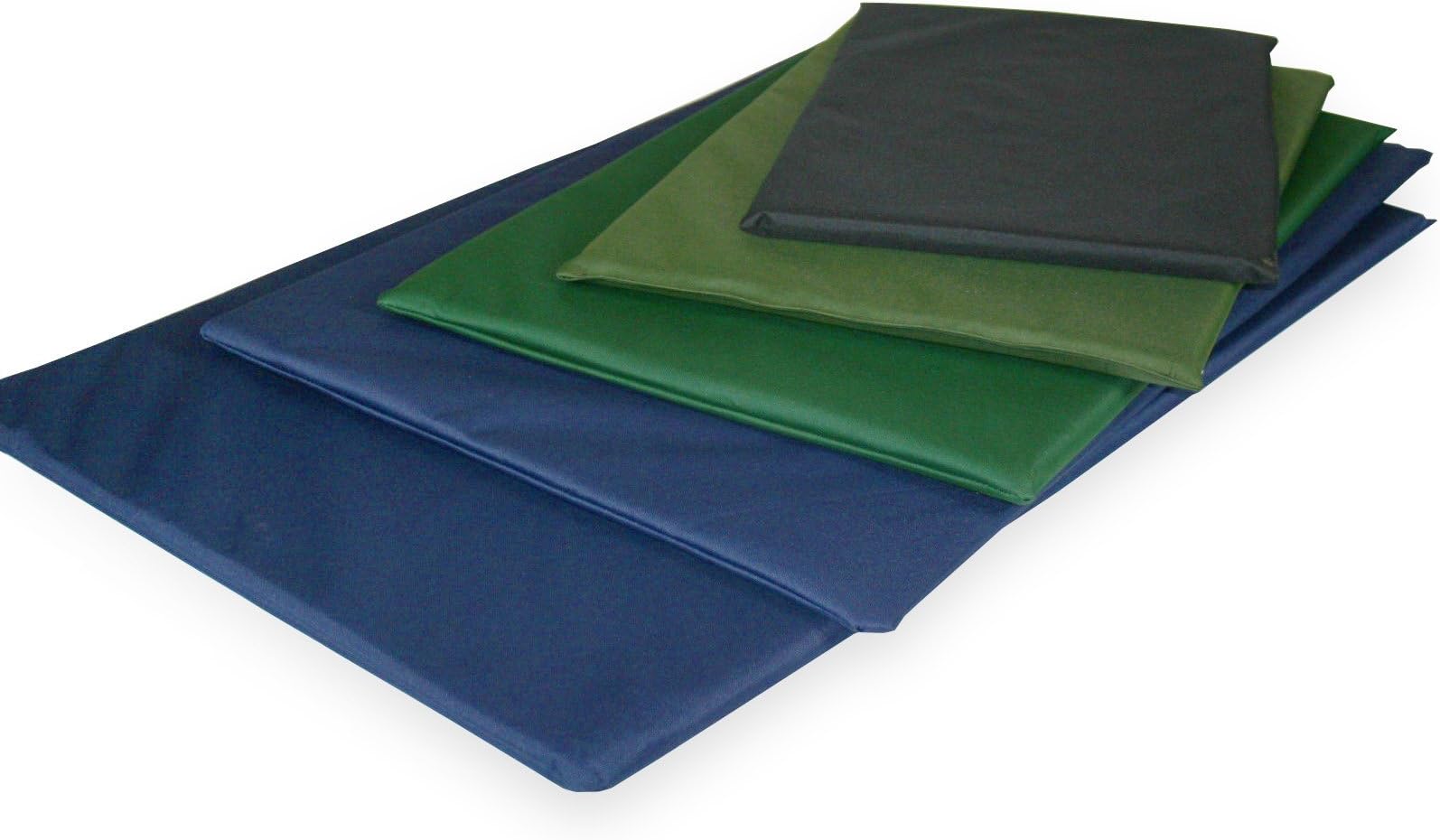 One Colour - Waterproof Pet Mats. Very hard wearing and portable dog mat. DOG BED UK MANUFACTURER (Navy Blue, Large 36" x 24" x 1")