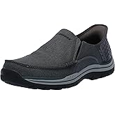 Skechers Men's USA Expected - Cayson Moc Toe Canvas Slip-Ins