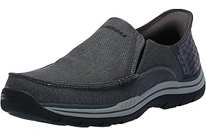 Skechers Mens Expected - Cayson Moc Toe Canvas Slip-Ins