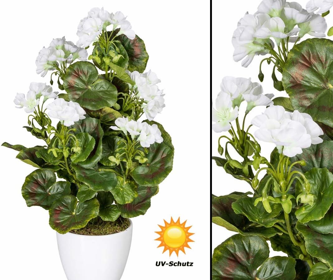 2 Künstliche Kohl-Pflanzen - Realistische Deko Für Garten & Zuhause